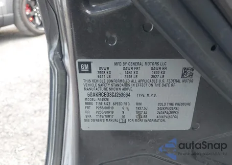 2012 Buick Enclave Leather z USA, uszkodzony, nr VIN 5GAKRCED3CJ253664